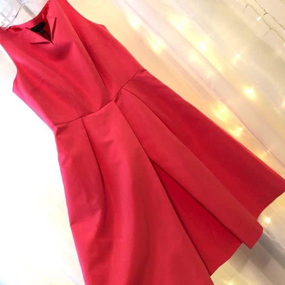 Ted Baker Bright Pink Halina High Neck Dress NWT - Picture 8 of 9